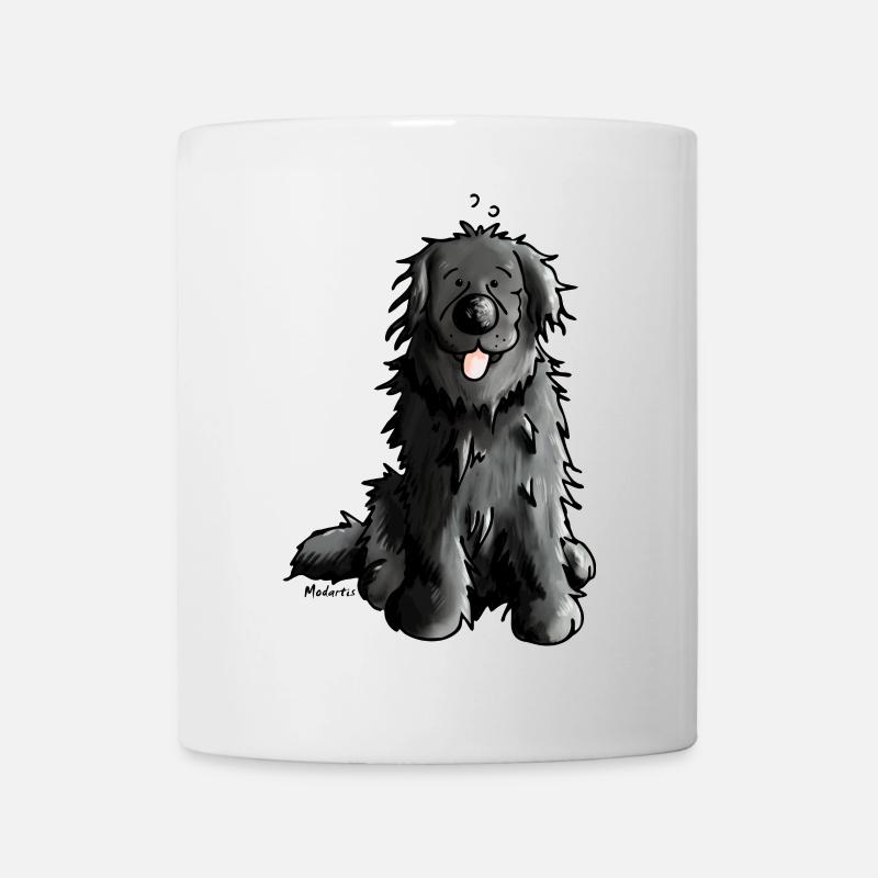 Terre-neuve - chien- dessin animé - Mug blanc - blanc