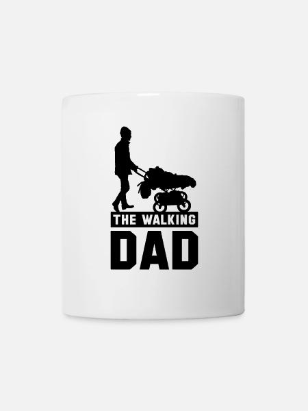 The Walking Dad Vater Vatertag Papa Pa Geschenk - Tasse - Weiß