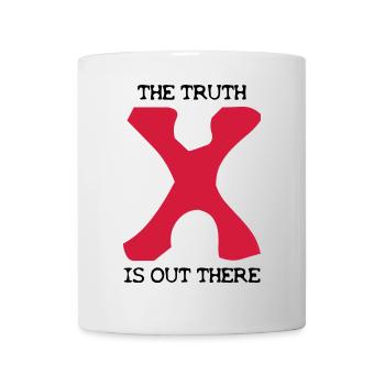 Die Wahrheit ist da draußen - Tasse - Weiß - Vorne