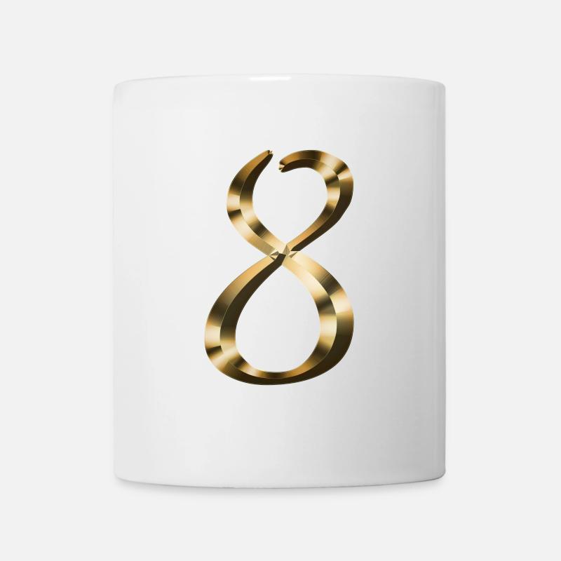 8 ans d’or 8 ans 8e anniversaire de l’événement - Mug blanc - blanc