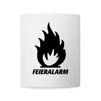 Feieralarm - Tasse - Weiß - Vorne