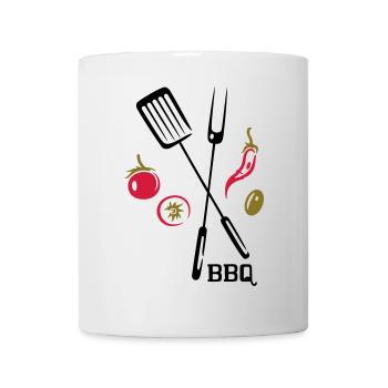 BBQ, barbecue, grill, cook - Mug - white - Front