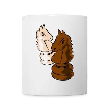 schach sport figuren - Tasse - Weiß - Vorne