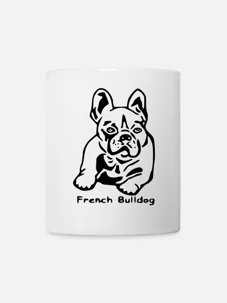 Français Bulldog français Bulldog - Mug blanc - blanc