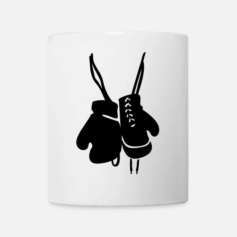 Boxhandschuhe - Tasse - Weiß