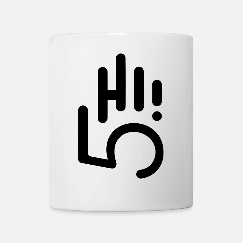 HI5 hi five - Mug - white