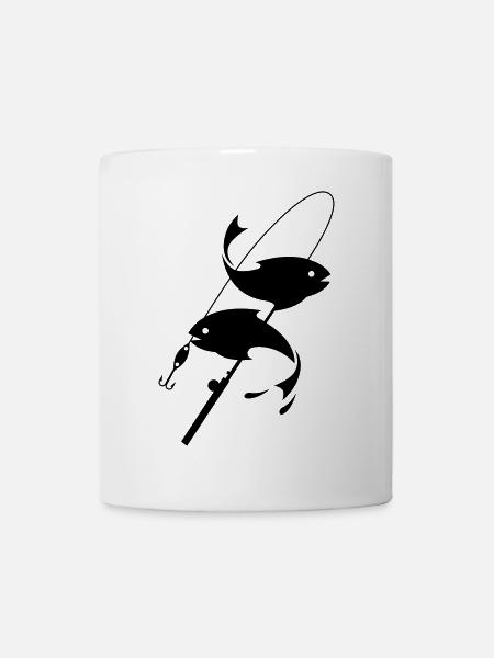 Angeln - Tasse - Weiß