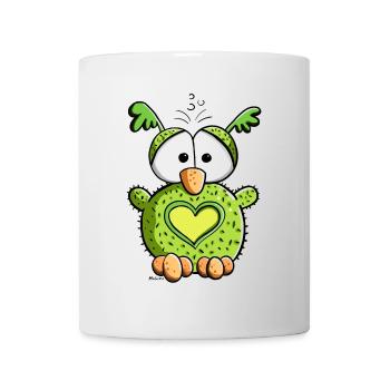 Verliebte Eule - Tasse - Weiß - Vorne