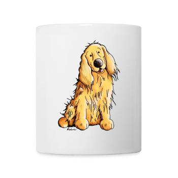 Heureux Cocker Spaniel - Mug blanc - blanc - Devant