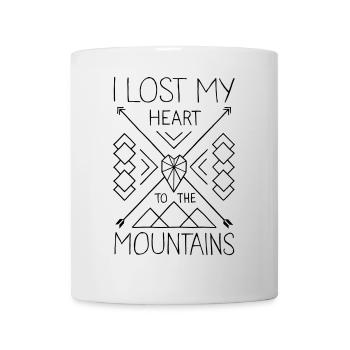 Mountain Love - Tasse - Weiß - Vorne