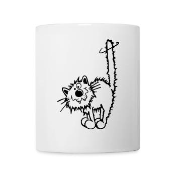 Liebe Katze - Tasse - Weiß - Vorne