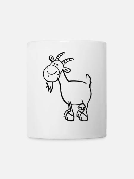 Chévre - Mug blanc - blanc
