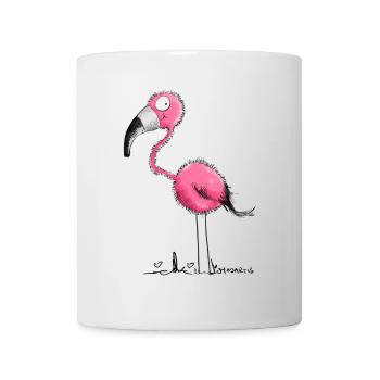 Der Flamingo - Tasse - Weiß - Vorne