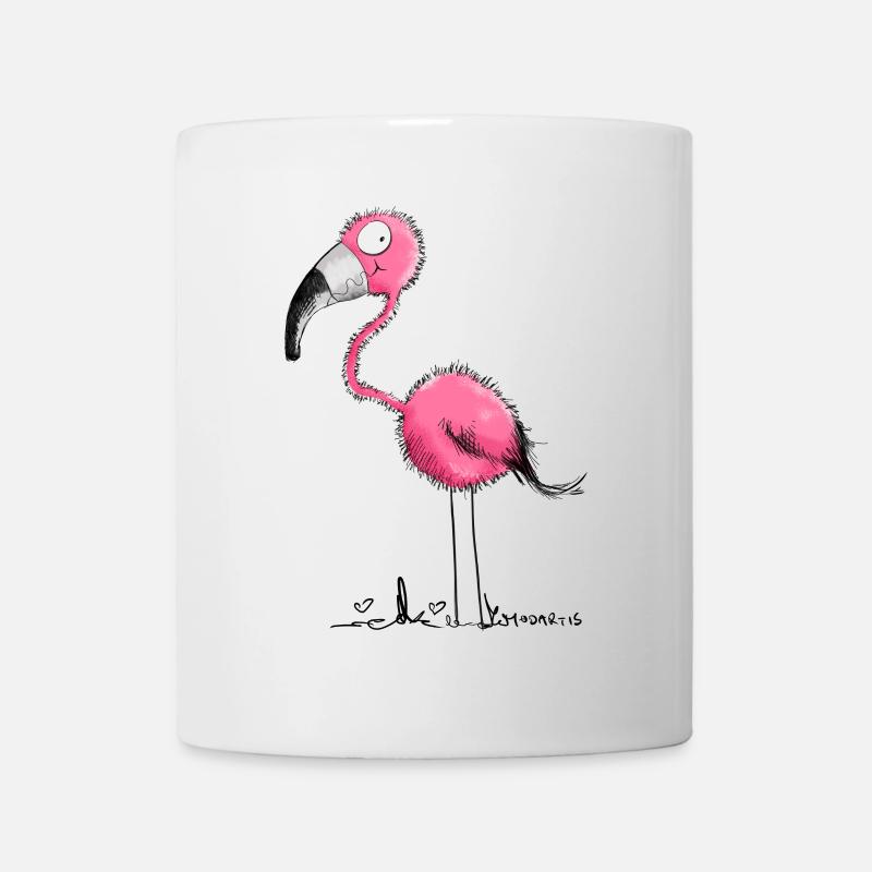 Der Flamingo - Tasse - Weiß