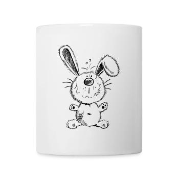 Häschen Hüpf Häschen - Tasse - Weiß - Vorne