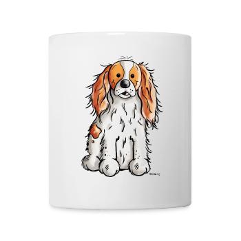 Cavalier King Charles Spaniel - Mug - white - Front