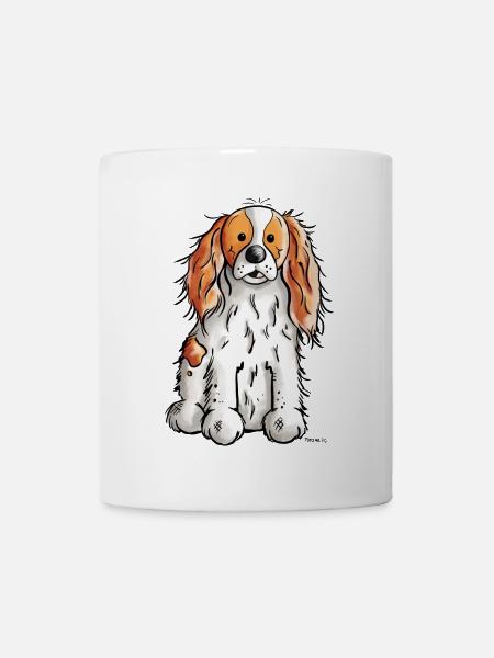 Cavalier King Charles Spaniel - Tasse - Weiß