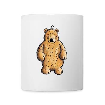 Grizzly drôle - mignon - cadeau - Mug blanc - blanc - Devant