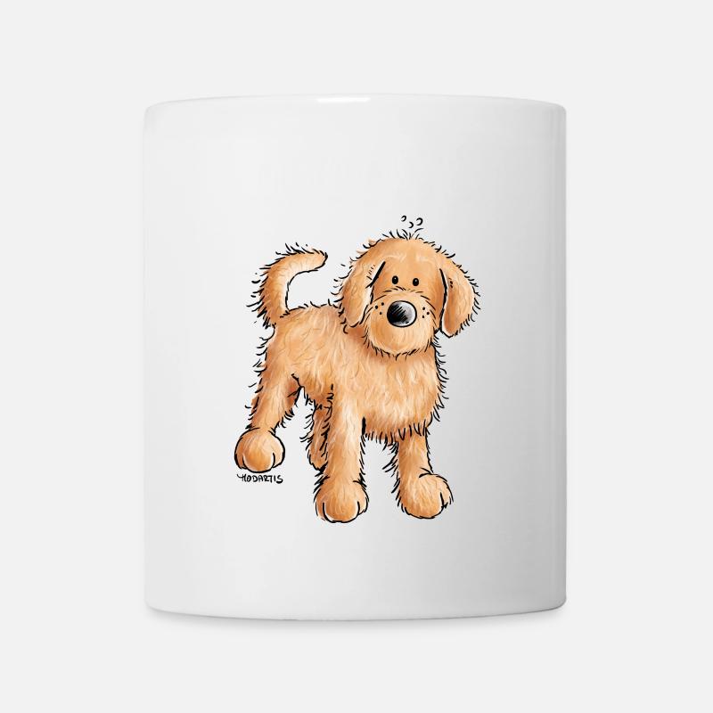 Woof Doodle - Goldendoodle - Gift - Mug - white