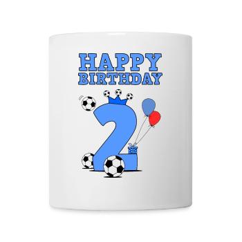 Happy Birthday 2. Geburtstag für Junge - Tasse - Weiß - Vorne