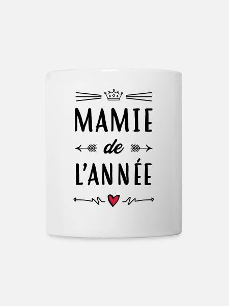 Mamie / Mamy / Grand Mere / Grand-Mère / Bébé - Mug blanc - blanc