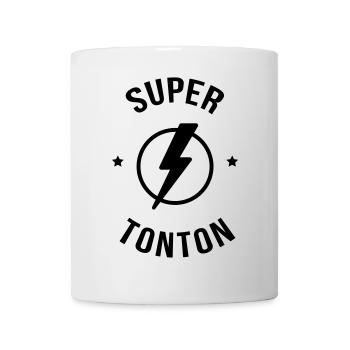 Super Tonton - Baptême - Anniversaire - Noël - Mug blanc - blanc - Devant