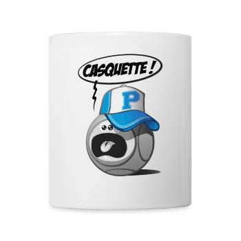 Casquette pétanque - Mug blanc - blanc - Devant