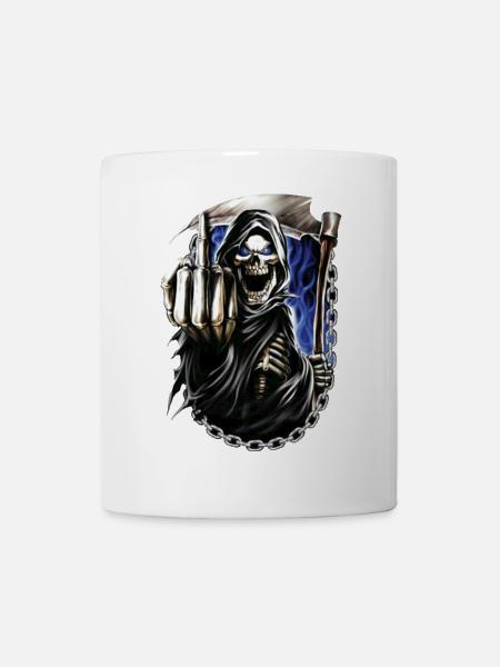 Sensenmann - Tasse - Weiß
