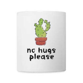 No Hugs Please Kaktus Cute Geschenk - Tasse - Weiß - Vorne