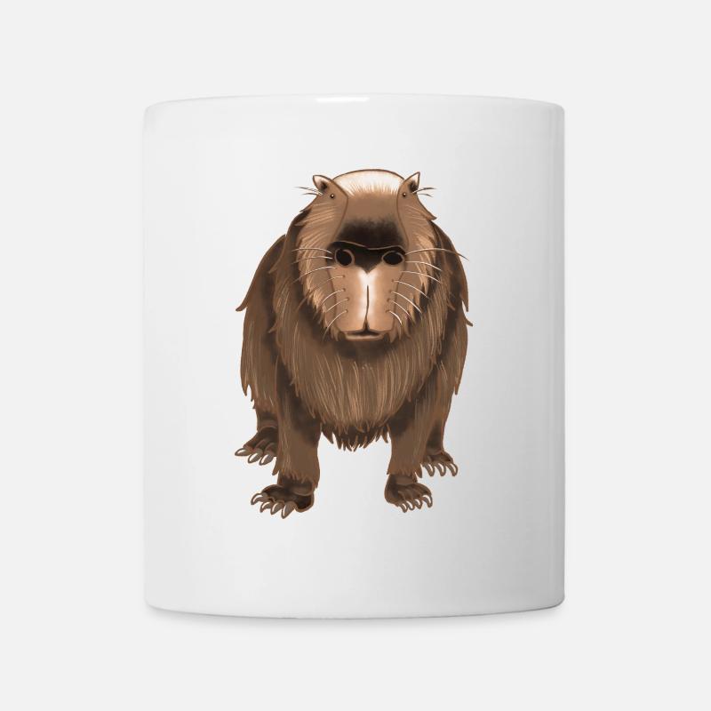 Funny capybara - Mug - white