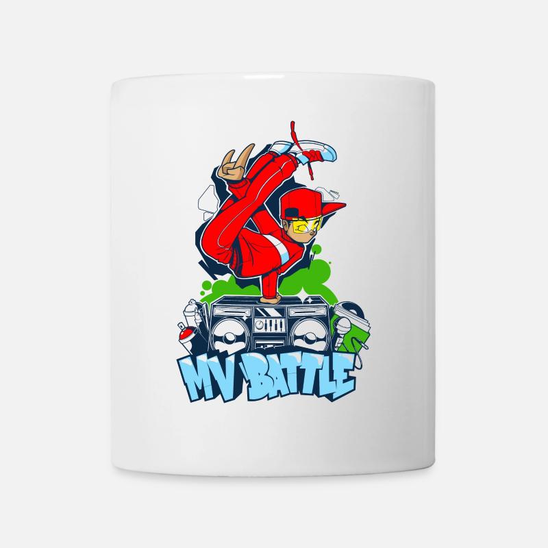Breakdance B-Boy Streetdance Design Hip Hop Danse - Mug blanc - blanc