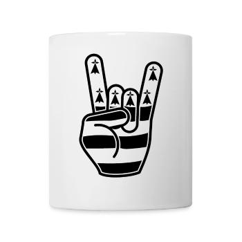 Rock Breizh - Mug blanc - blanc - Devant