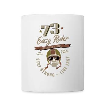 73 Skull Rétro - Mug blanc - blanc - Devant