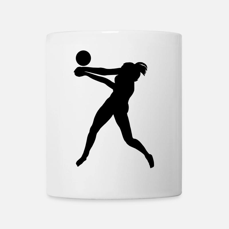Beachvolleyball - Tasse - Weiß