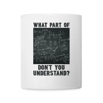 Graphique Funny Quote - Mug blanc - blanc - Devant