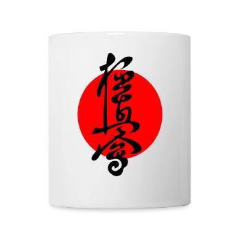 Kyokushin écrit en kanji japonais - Mug blanc - blanc - Devant