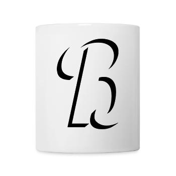 Lettre B, nom, la lettre B - Mug blanc - blanc - Devant