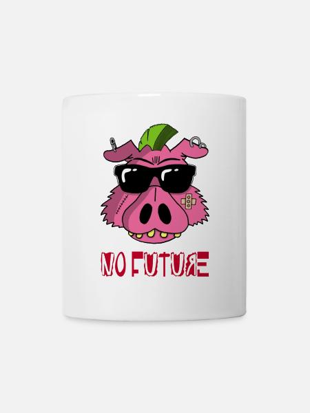 Cochon punk - Mug blanc - blanc