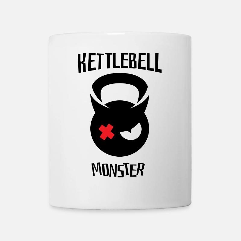 kettlebell monster 002 - Mug - white
