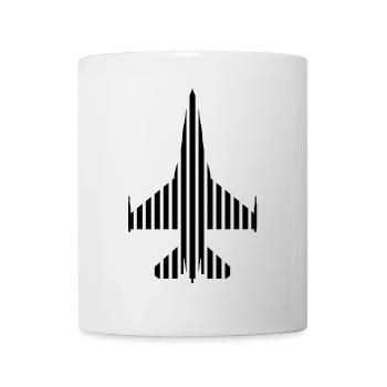 F-16 Viper / Chasseur à réaction Fighting Falcon / F16 - Mug blanc - blanc - Devant