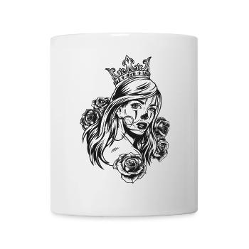 Tête de Reine (motif de partenaire) - Mug blanc - blanc - Devant
