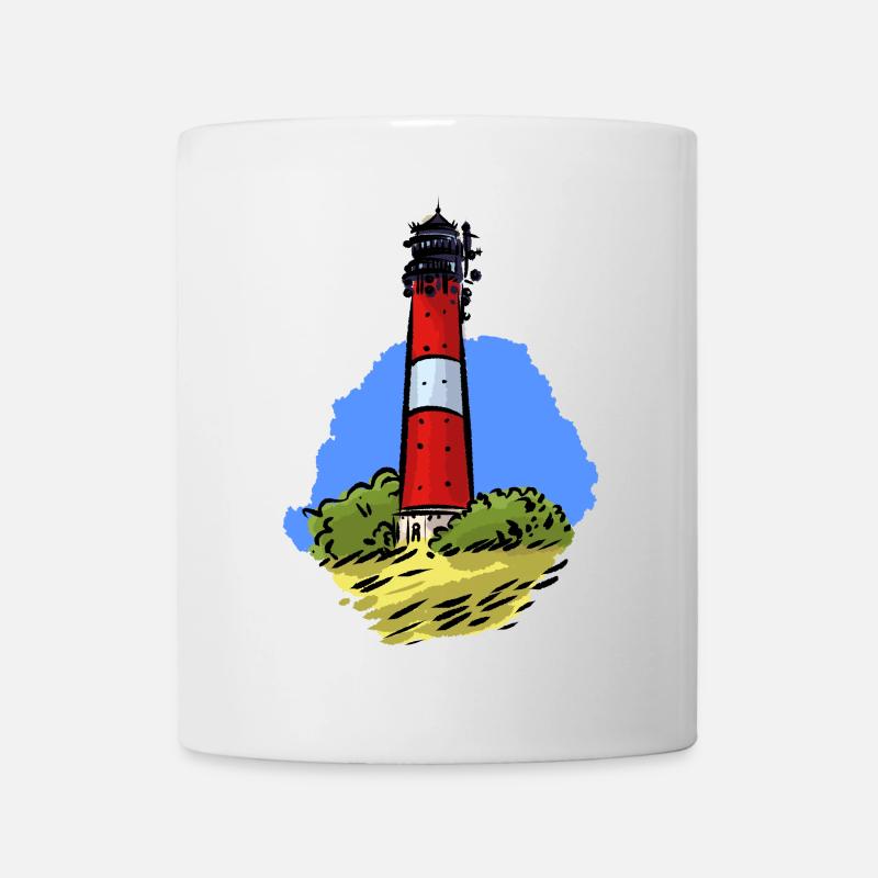 Lighthouse Hörnum Sylt - Mug - white