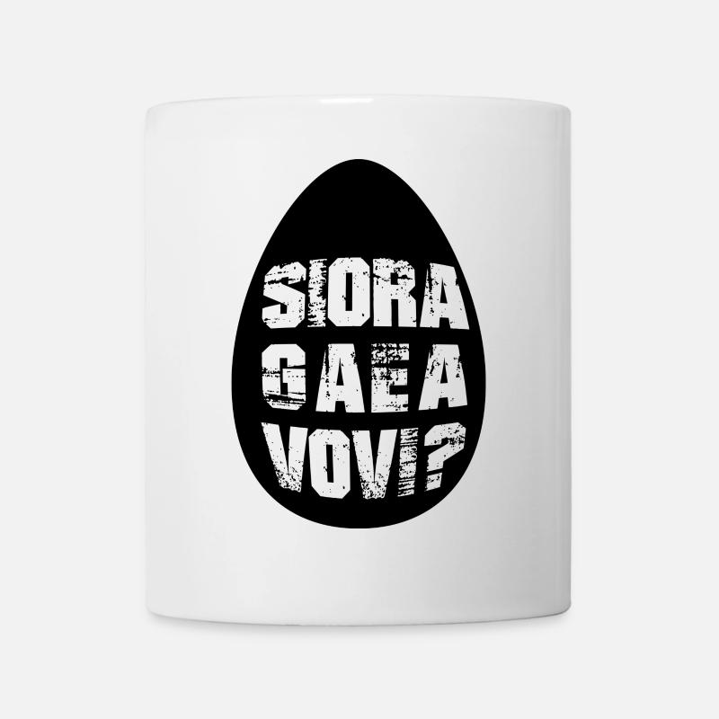 Siora Gaea Vovi? une façon vénitienne de dire - Mug blanc - blanc