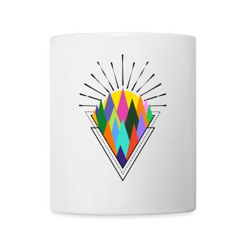 Sonnenaufgang Natur - Tasse - Weiß - Vorne