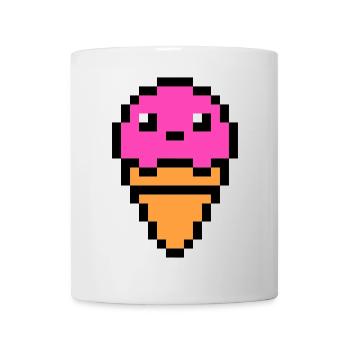 glace - Mug blanc - blanc - Devant