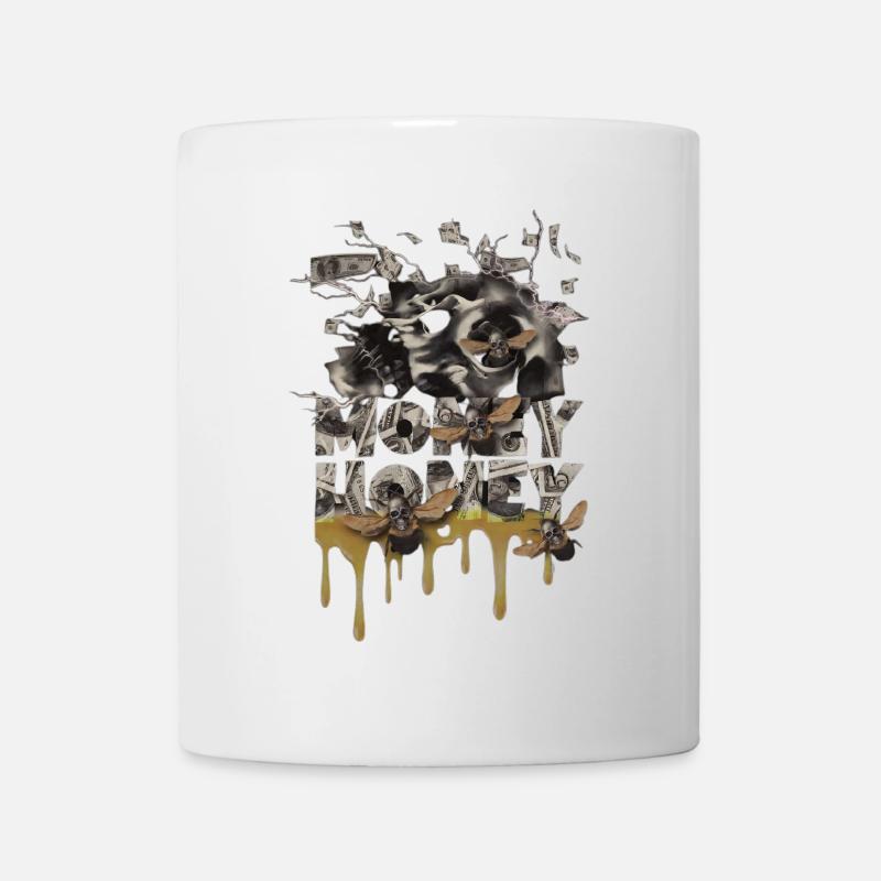 Monnaie Noire et Essaim Doré - Mug blanc - blanc