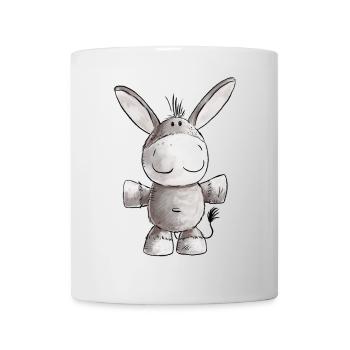 Petit âne I motif animal - Mug blanc - blanc - Devant