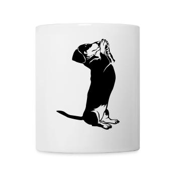 Dachshund - Mug - white - Front