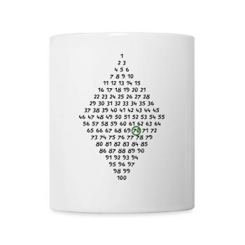 70e anniversaire - Mug blanc - blanc - Devant