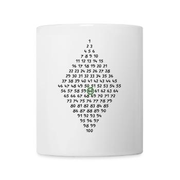 60e anniversaire - Mug blanc - blanc - Devant